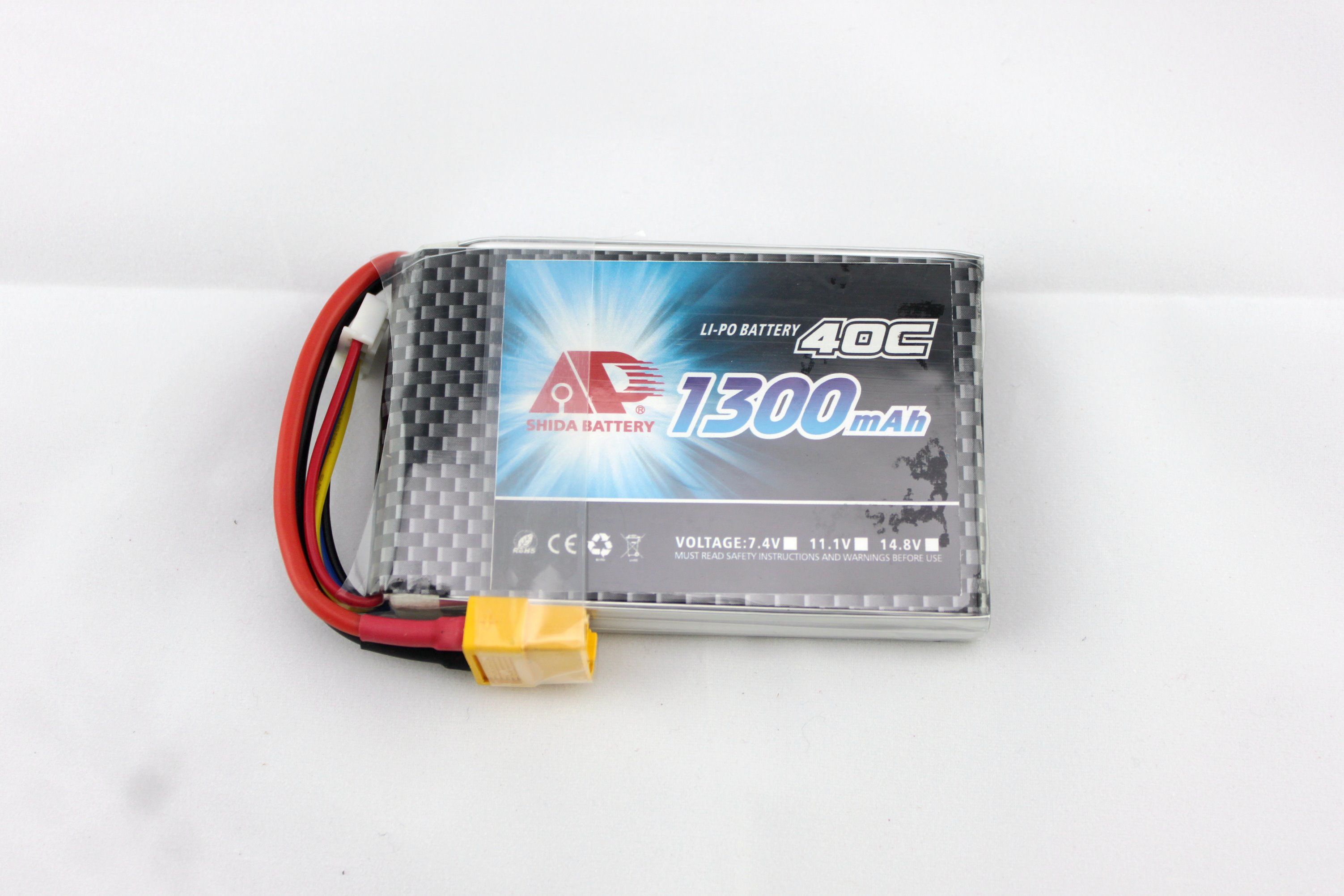 1300mAh 11.1V 40c Lithium Battery for Fpv Drone