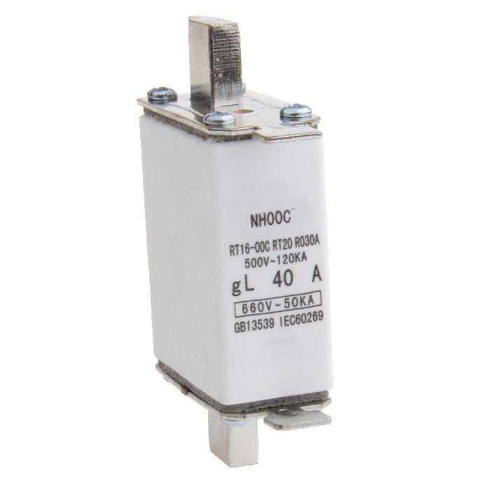 HRC Fuse Link of Blade Fuse Nh0 Square Pipe Knife-Shape Contact Fuse