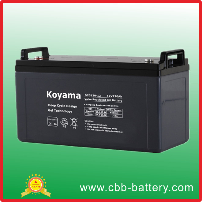 Good Quality 120ah 12V Deep Cycle Gel Battery for Floor Marchine