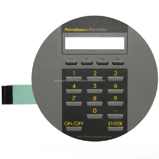 Control Panel Flexible Circuit Rubber Keypads Electronic Membrane Switch
