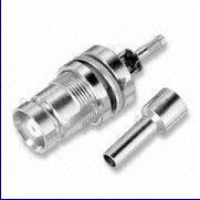 1.6/5.6 Series Straight Jack Bulkhead Crimp Connector