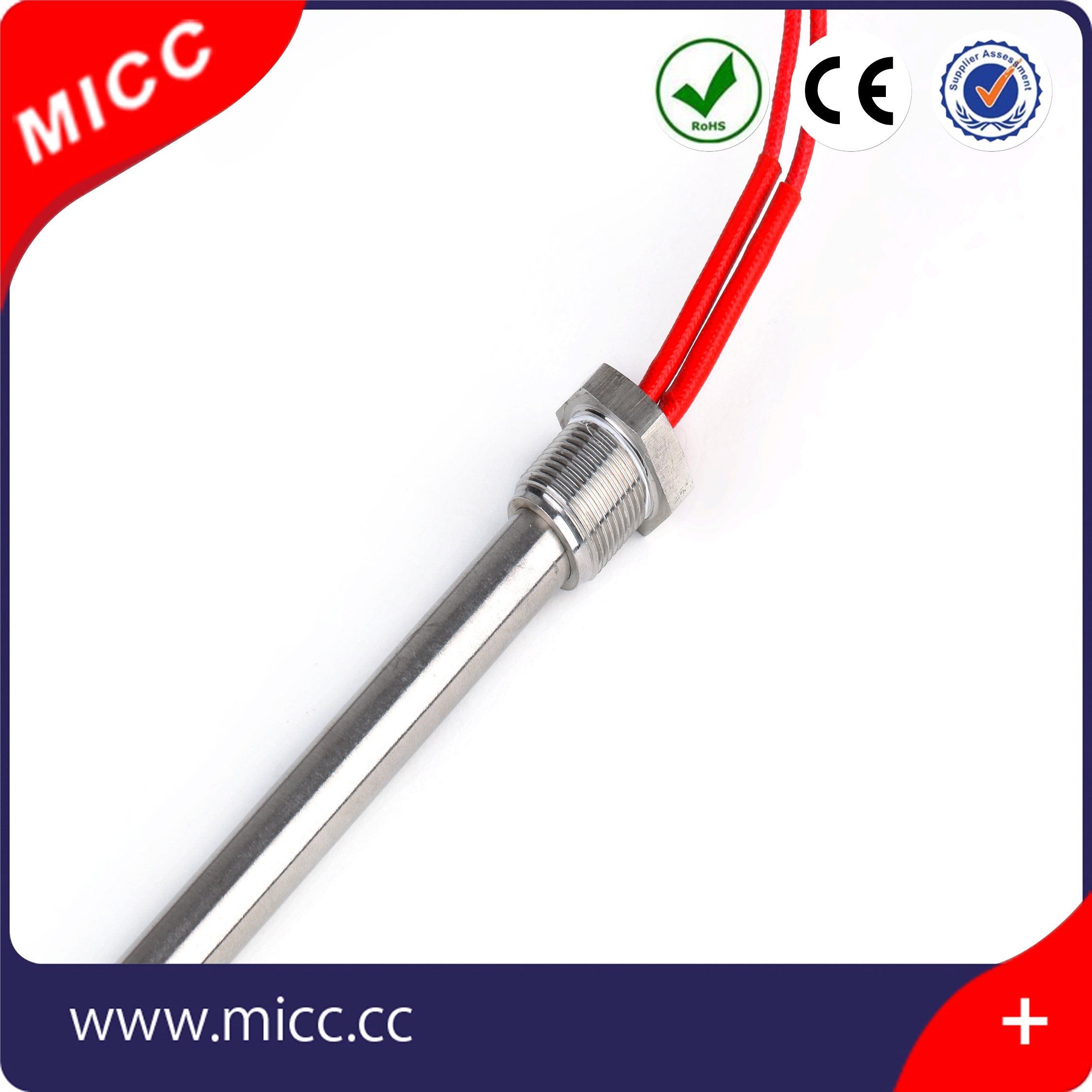 Micc Tubular Electric Heating Element Screw Cartridge Heater