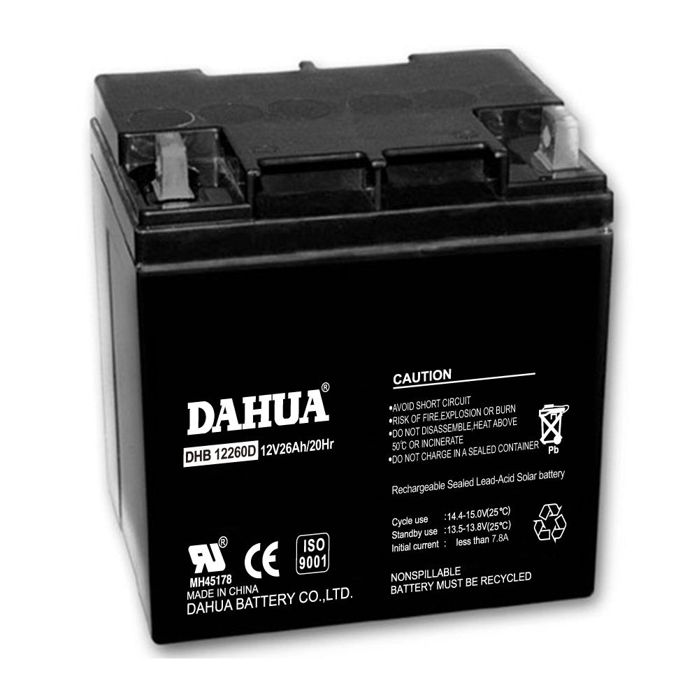 12V 26ah-a Type Deep Cycle Solar Battery for Solar Systems