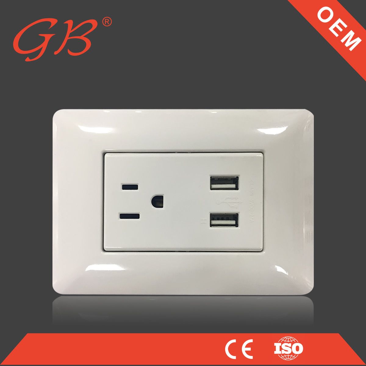 Hot Sale South American USB Socket Wall Socket