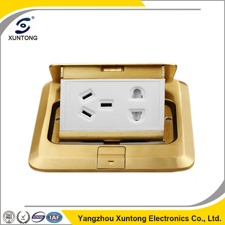 Pop up Type Floor Socket with Copper Socket Box