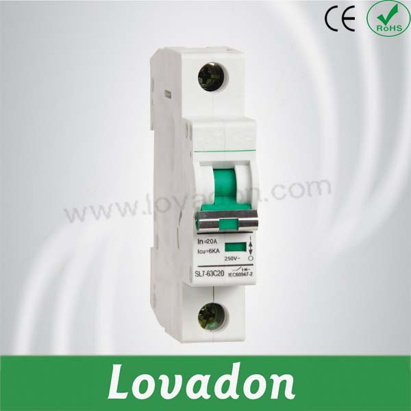 Good Quality L7 One Pole Miniature Circuit Breaker
