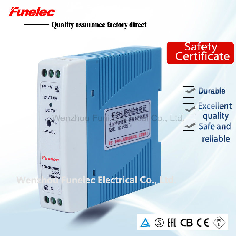 Mdr-10-24 Popular LED Switch Power Supply 10W 24V 0.42A