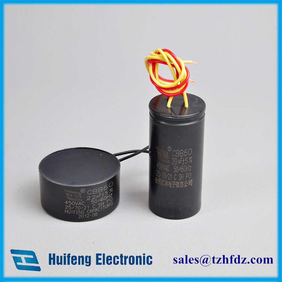 Cbb60 AC Motor Run Capacitor