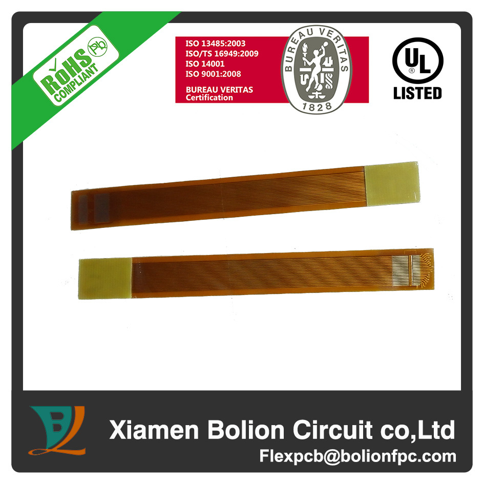 Single-Sided Flexible FPC with PI Stiffener and Enig