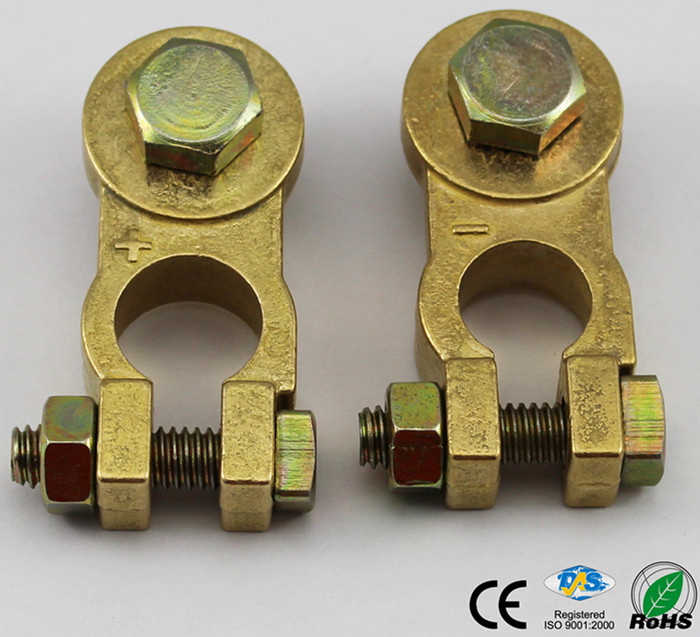 Zinc Plated Brass Wire Harness Battery Terminal