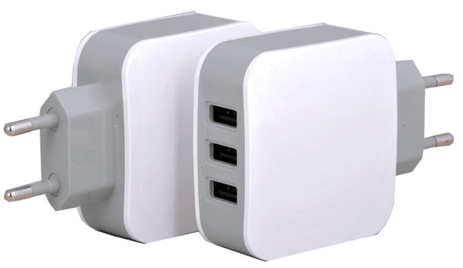 High Quality USB Power Adaptor with 3 USB Ports Output