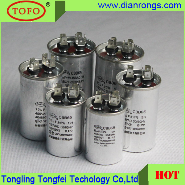 Air Conditioner Motor Run Capacitors (CBB65 series)