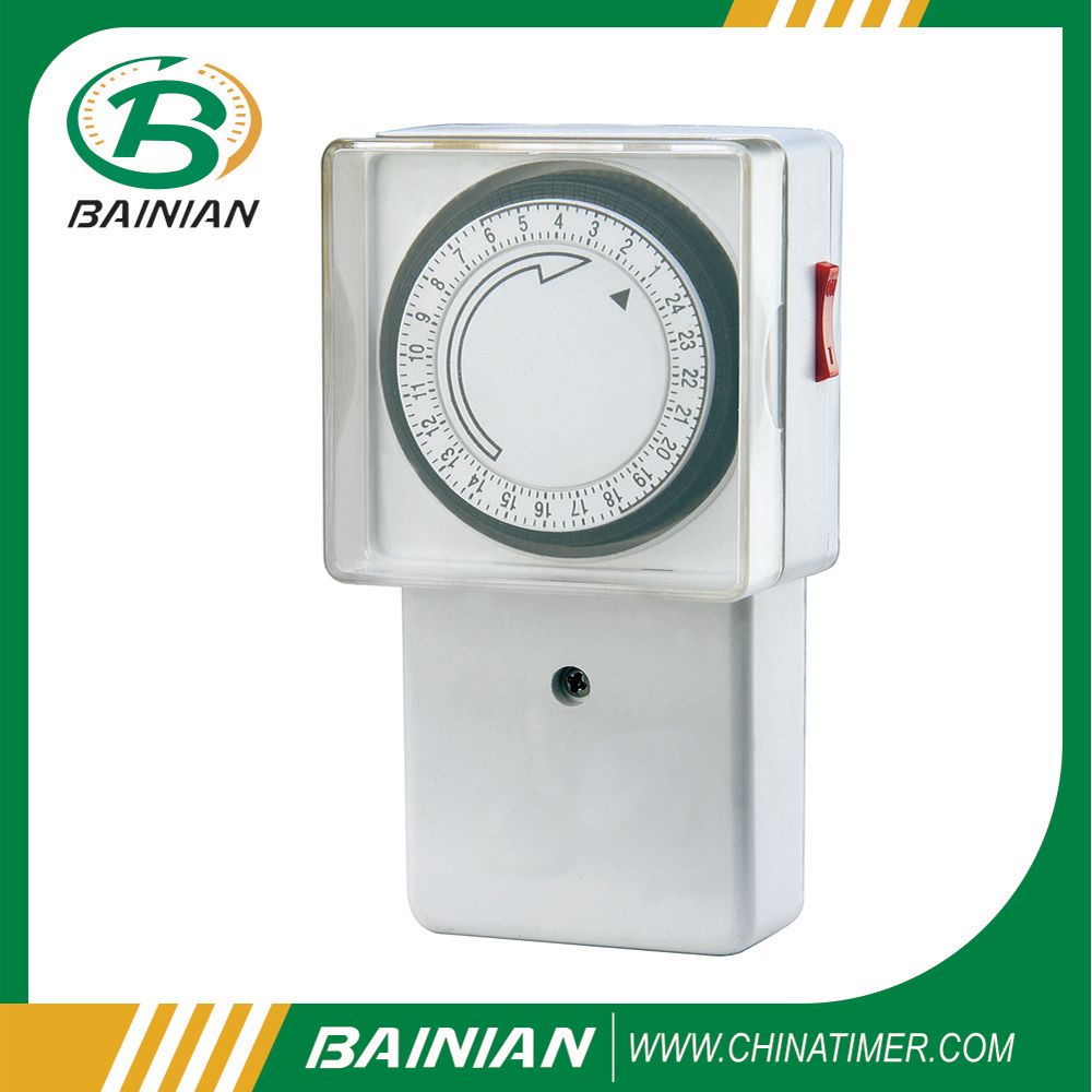 24 Hour Mechanical Wall-Mounted Timer, IP20