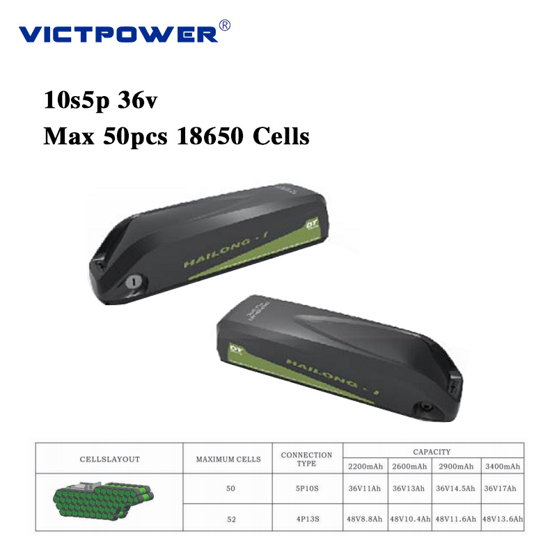 Lithium Ion Battery Pack 36V 17ah Battery Pack for Electric Bicycle