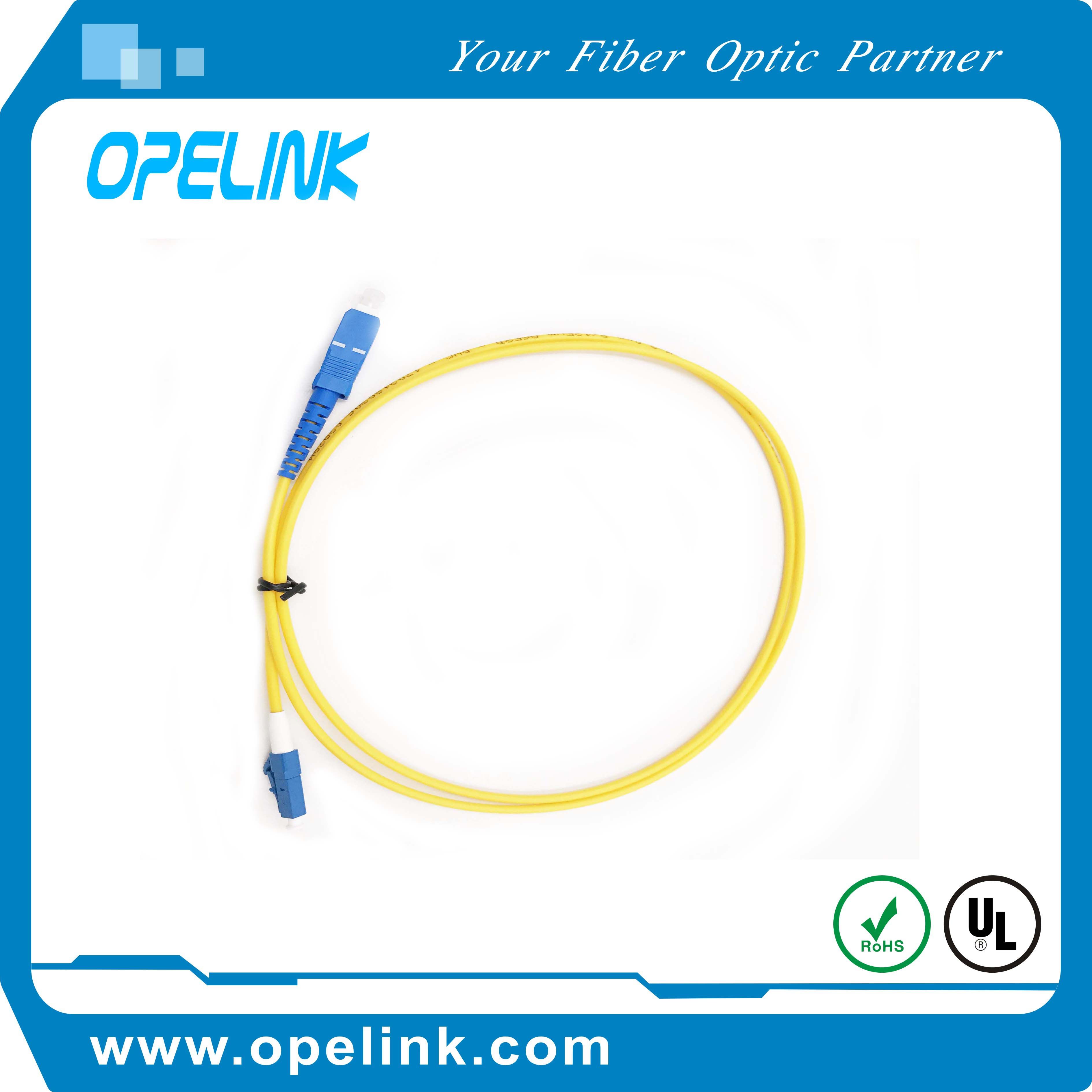 Fiber Optic Patch Cord Drop Cable Patch Cord (Single Mode) Sc-LC Duplex