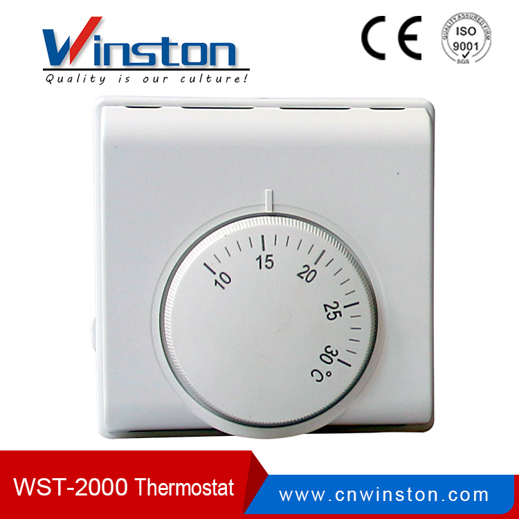 White Mechanical Room Thermostat for Floor Heating (WST-2000)