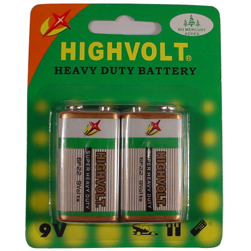 9V Battery 6f22 Size with Hiw/Ew/Hv Brand