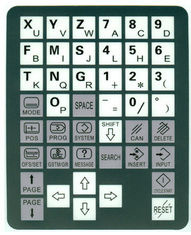 Lightweight Flexible Membrane Switch Keypad Thin Film with 3m467 / 3m468 Adhesive