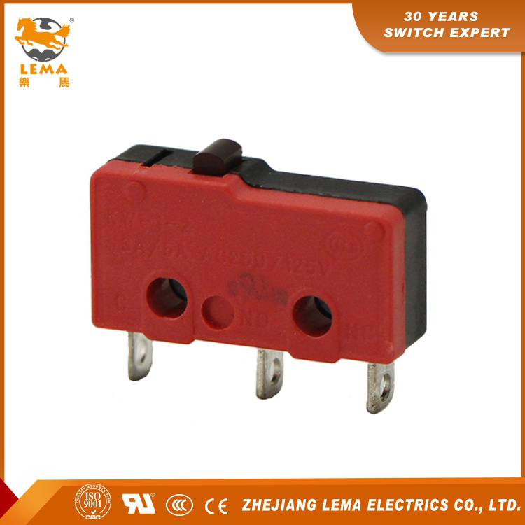 Lema Black and Red Kw12-0 Mini Micro Switch