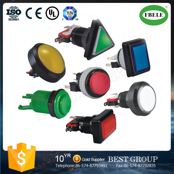 Momentary LED 12volt Illuminated Arcade Push Button Micro Switch