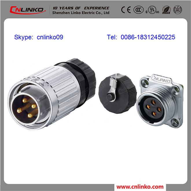 CE Certification Waterproof IP67 4 Pin Connector