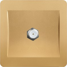 T126 1 Gang Satellite Socket