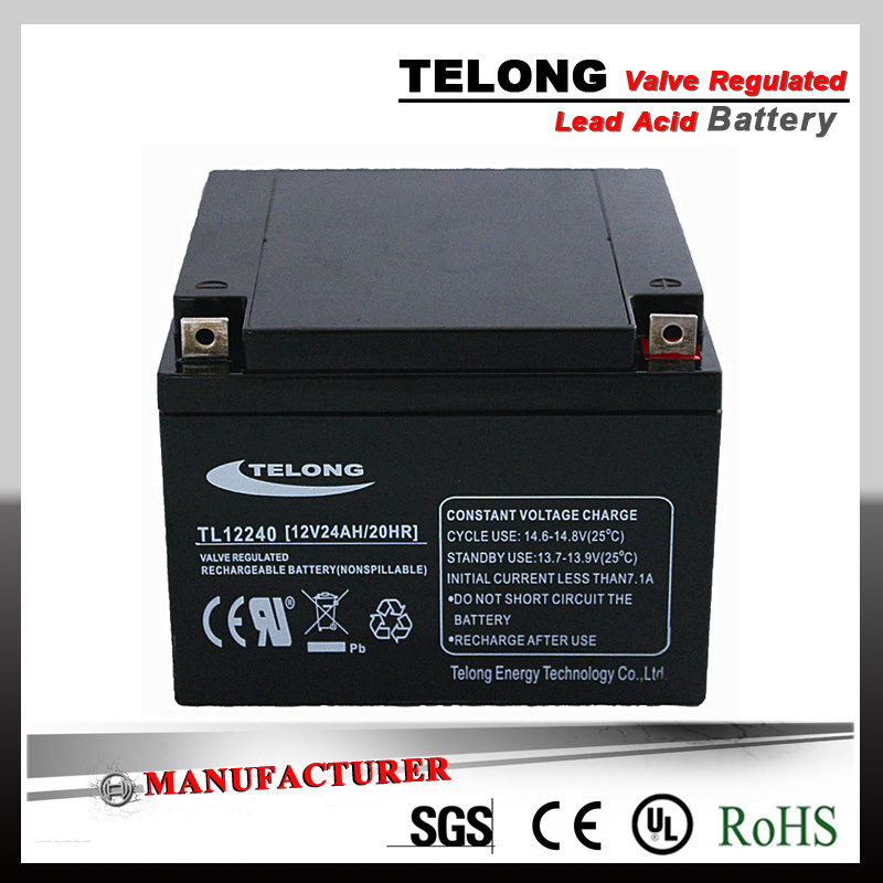 12V24ah Deep Cycle Solar Power Battery
