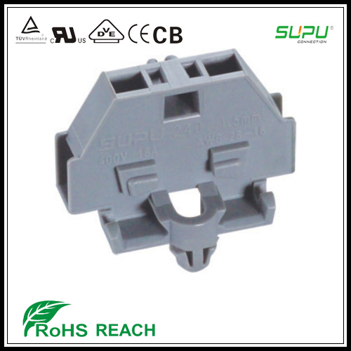 241 Feed Through Terminal Blocks with Snap in Mounting Feet