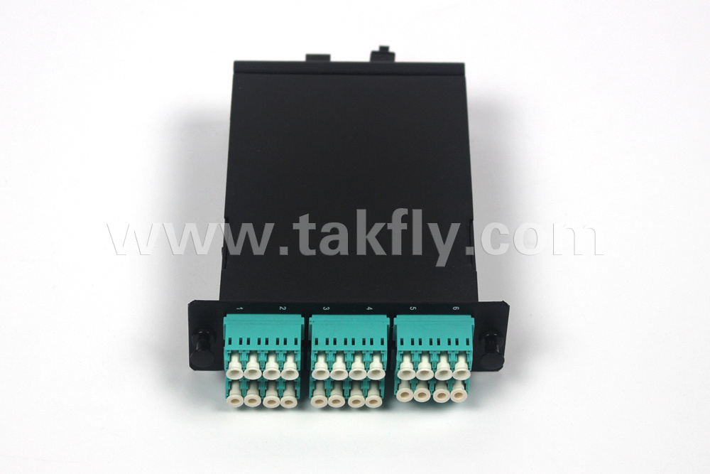 Data Center Optical Fiber 24 Cores MTP/MPO Cassette