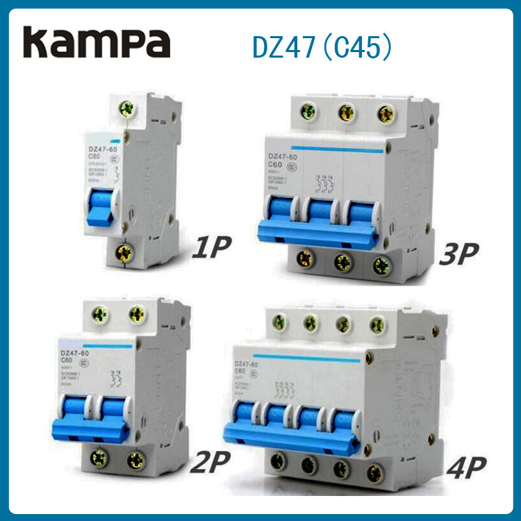 C16 Dz47 Electrical Circuit Breaker High Quality Miniture Circuit Breaker