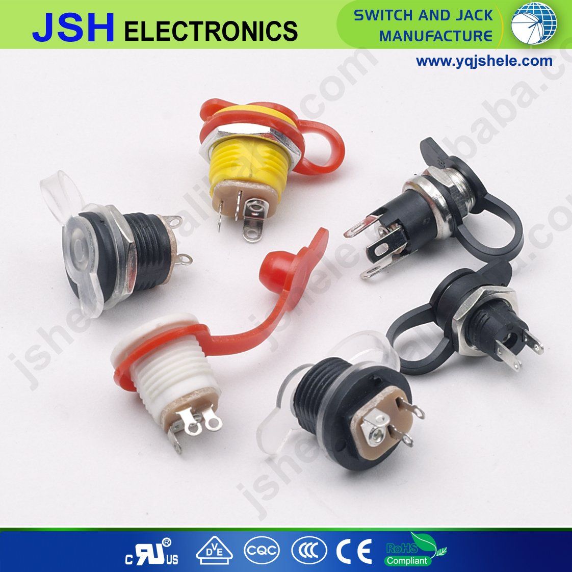 3 Pin Plastic Waterproof DC Power Socket