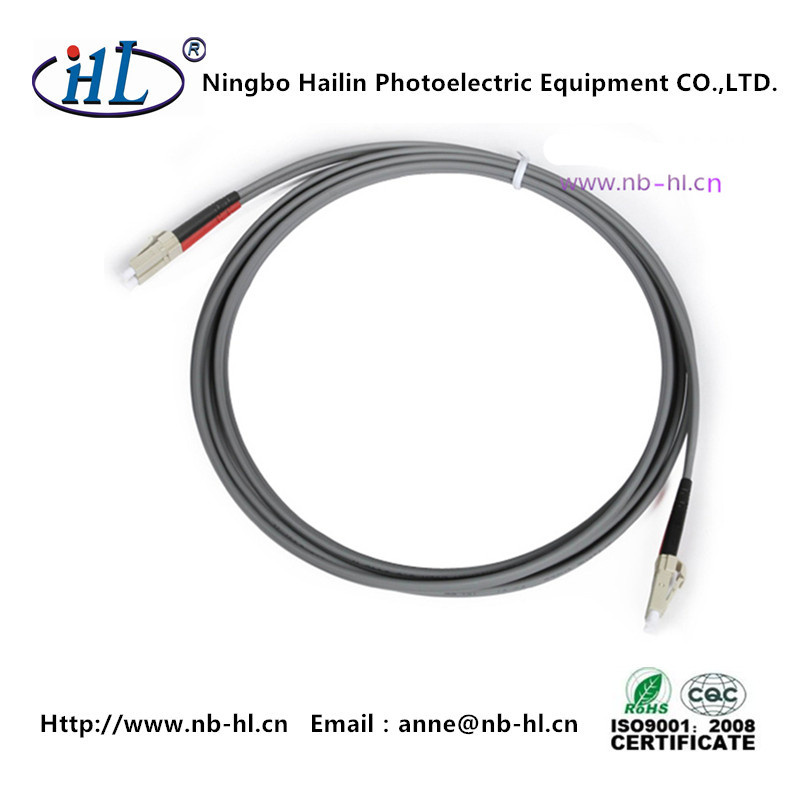Duplex LC/mm 2.0mm Fiber Optic Patch Cord Rj-45 Locking Structure