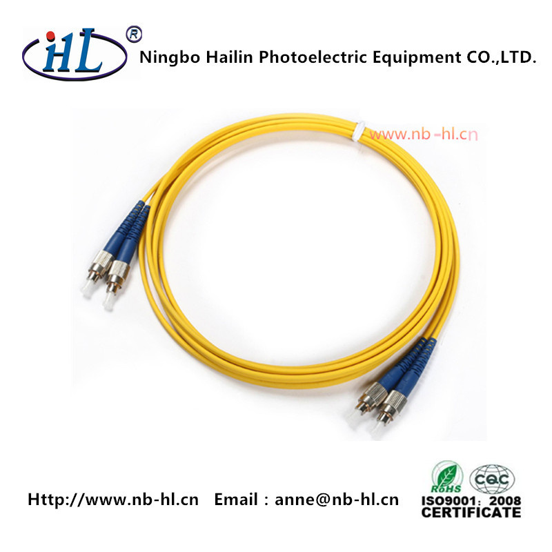 FC/PC Duplex 9/125 Fiber Optic Jumpers FC Patch Cord