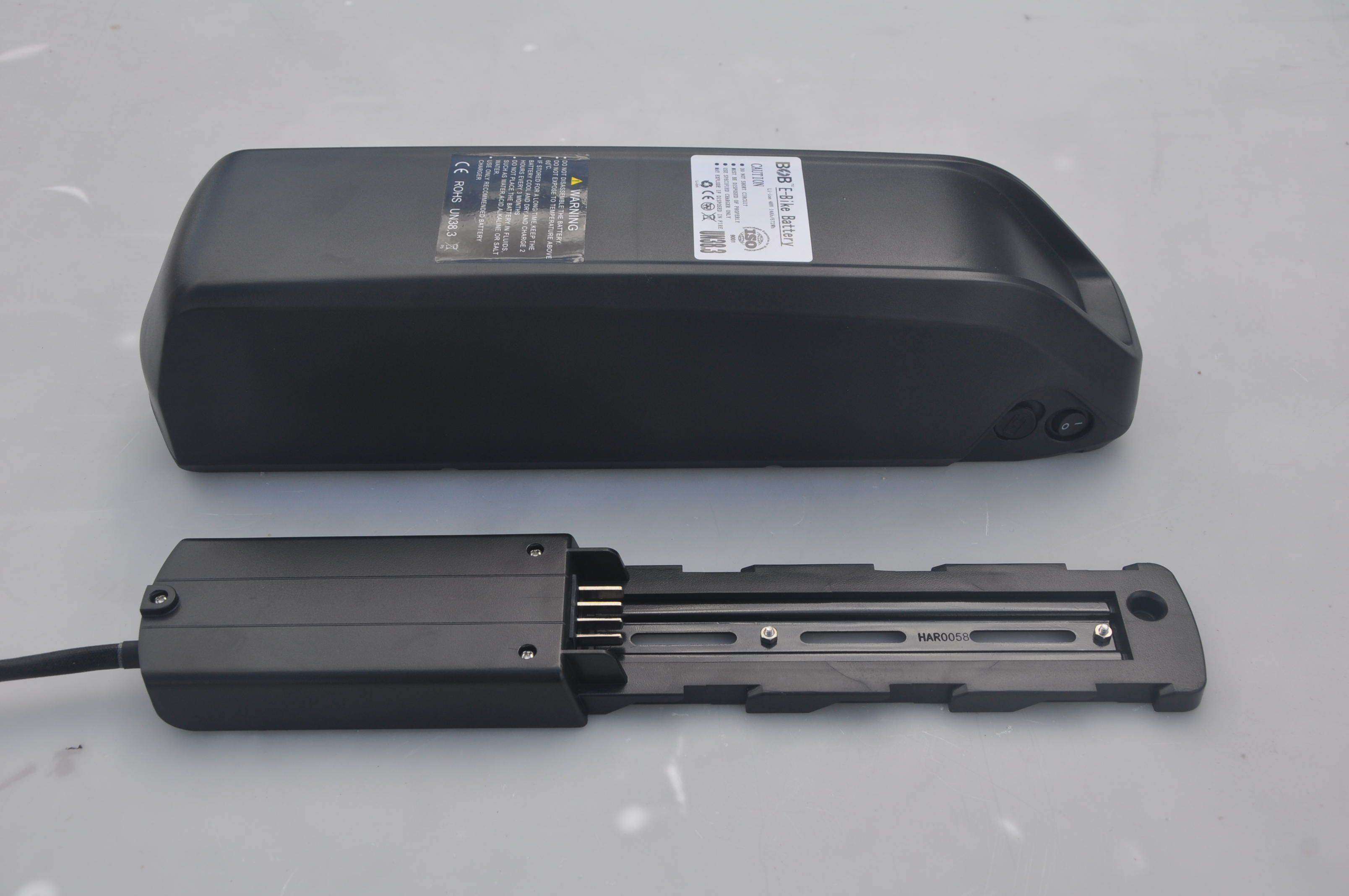 New 48V 14ah Hl04 Lithium Battery Back Li-ion Battery Ebike Battery Down Mounted Battery Power Rechargeable Battery with Switch by 13s4p with Ga Cells