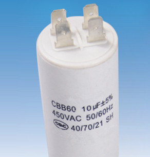 Cbb60 Washing Machine Capacitor with VDE, Ce, UL, RoHS Certificate