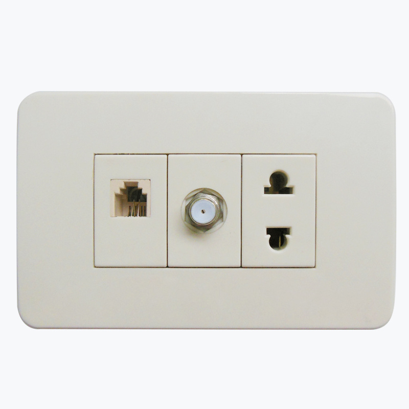 Telephone/Tel Satellite/TV 2 Pin Socket Receptacle