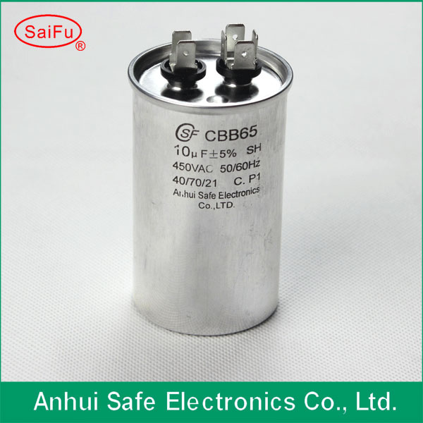 450VAC 35UF Air Conditional Capacitor Cbb65 AC Freezer Capacitor