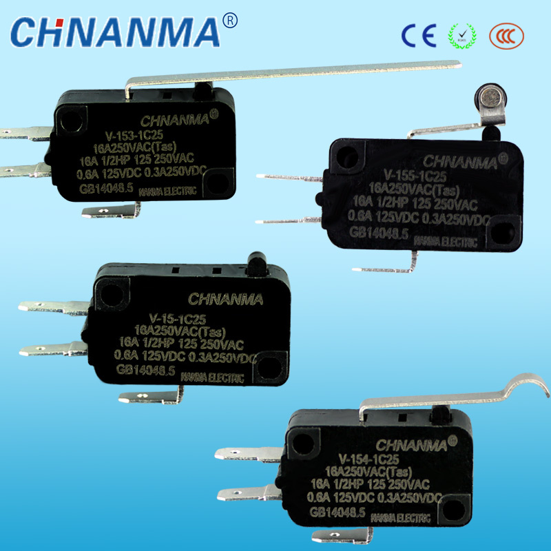 Kw 250VAC 16A 3 Pin Straight Hinge Lever Float Mechanical Micro Switch
