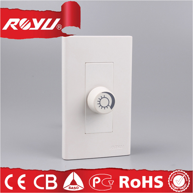 PC Material Rotary Max 1000W Dimmer Switch