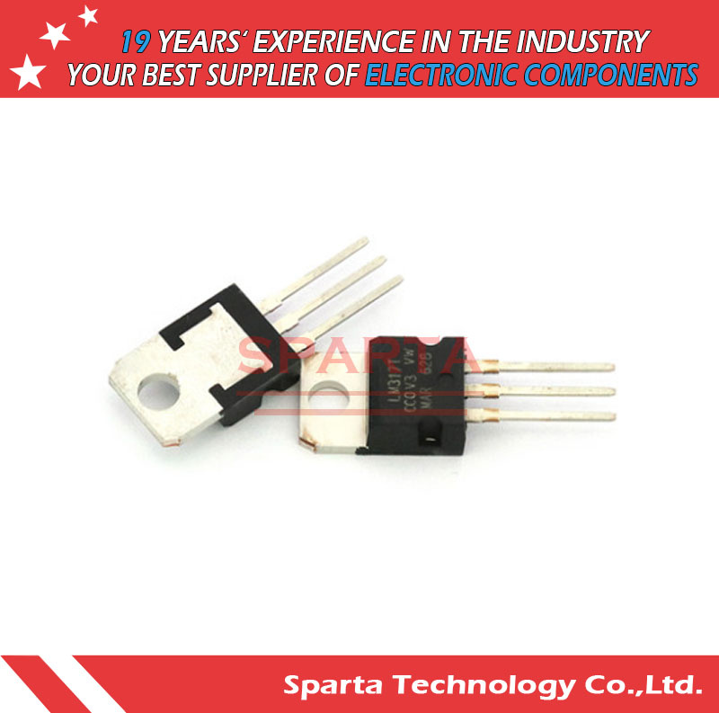Lm317t Lm317 to-220ab Adj Voltage Regulator Integrated Circuit