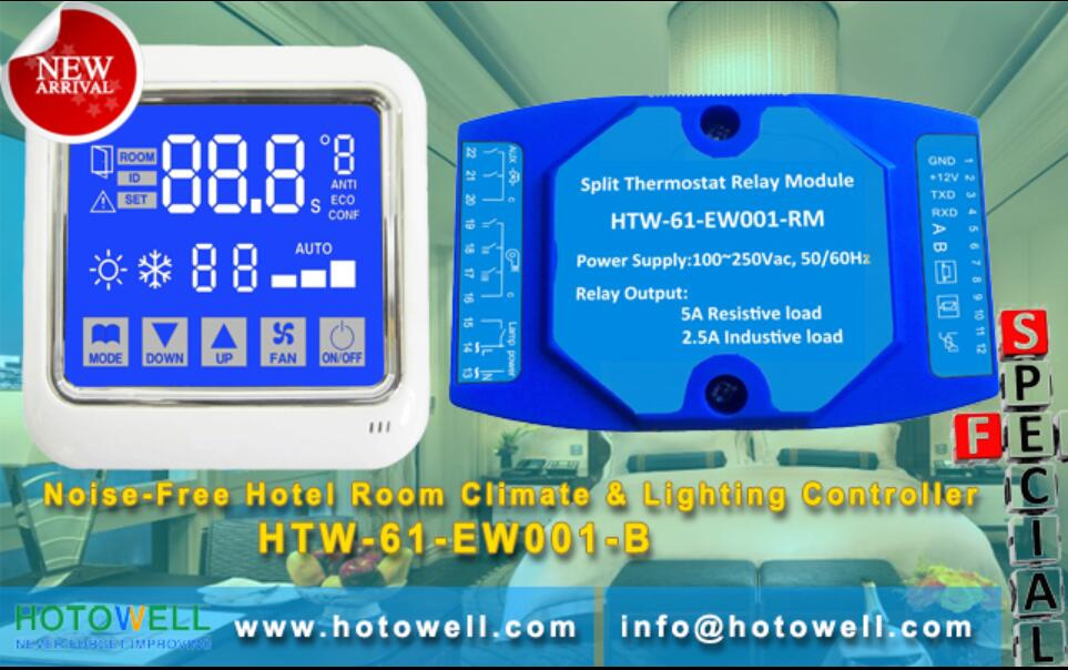Modbus Communication Thermostat with Internal and External Dual Ntc Sensor