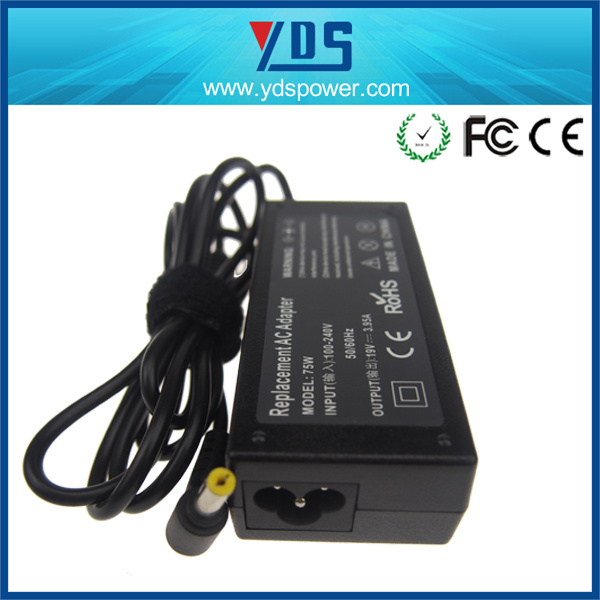 19V 3.95A 75W AC Adapter for Toshiba