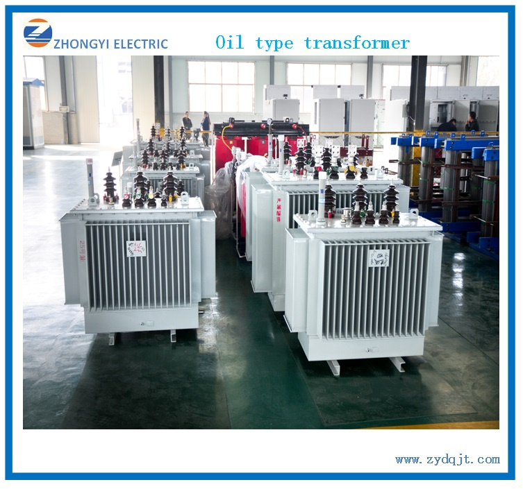 Three-Phase 11kv 415V Step Down Oil Type Electrical Transformer