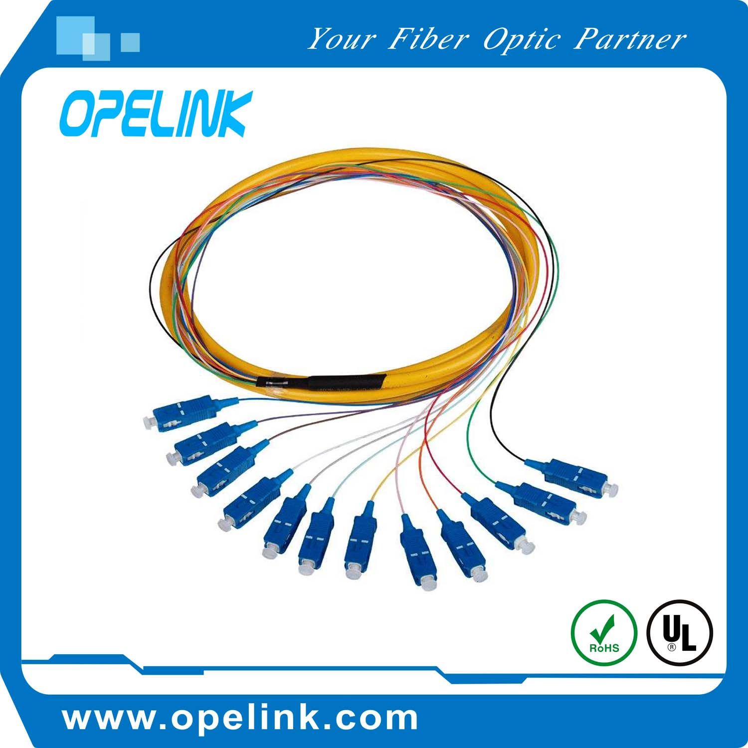 Optical Fiber Cable Bundle Patchcord PVC/LSZH Piatail