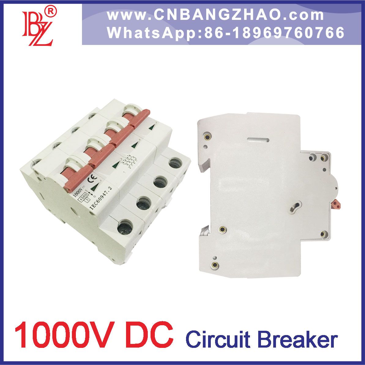1000V DC 4p High Voltage DC Circuit Breaker for PV Module System