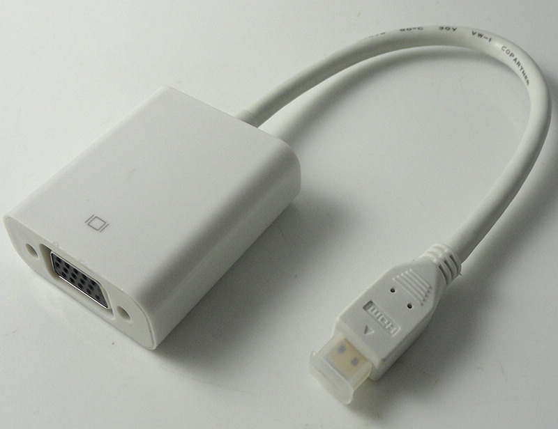 20cm Micro HDMI to VGA Converter Cable
