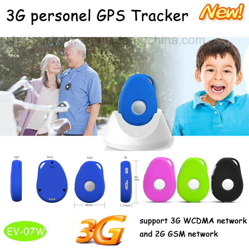 3G IP66 Personal GPS Tracker with Sos & Fall Alarm EV07W