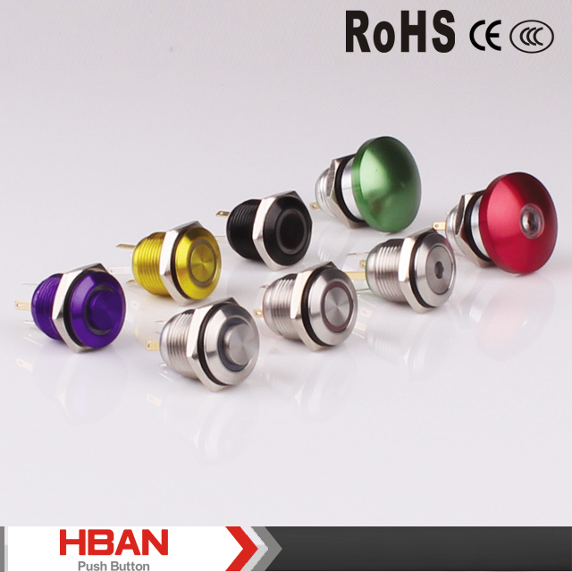 Hban Ce RoHS (16mm) Circle Illuminated Switch