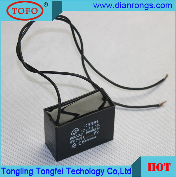Super Capacitor Cbb61 Fan Capacitor