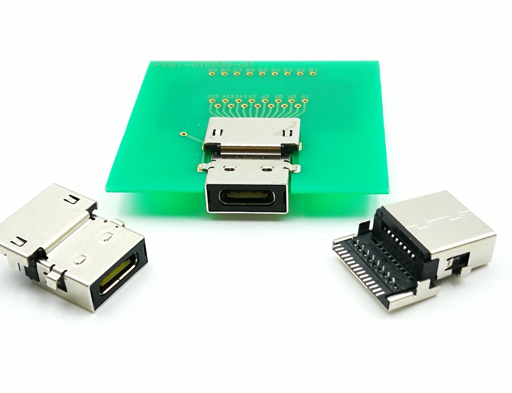 USB3.1 Type C Female Connector 9+15pin, Data Transmission USB3.1 Gen2, Durability: 10000 Cycles
